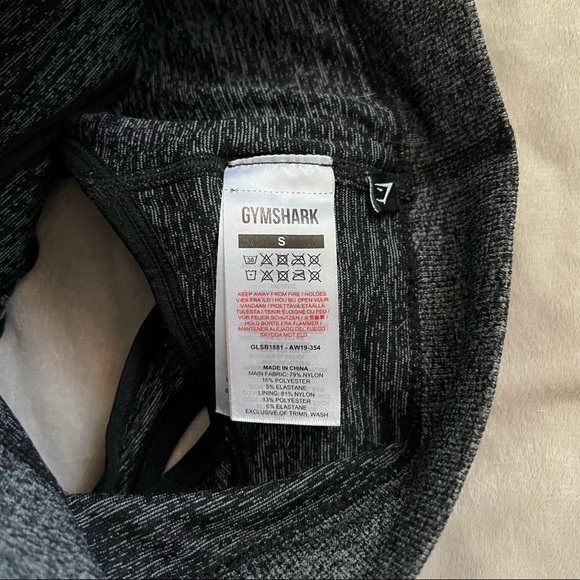 Gymshark Black Camo Sports Bra - Picture 6 of 6